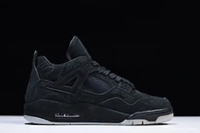 Rep Air kaws 001 930155 black 4 retro Jordan Nike 0512